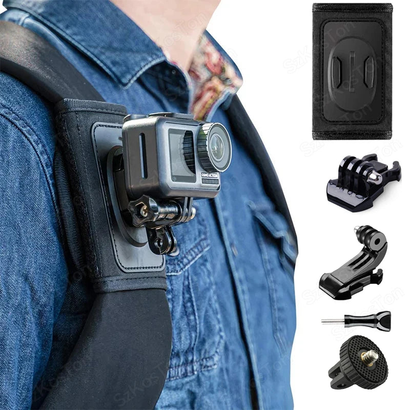 Backpack camera mount